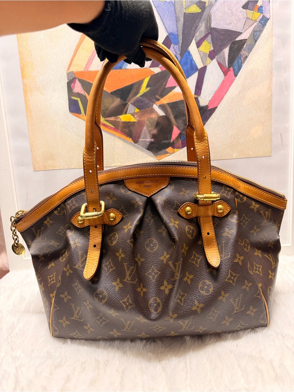 LOUIS VUITTON-SP4049 Tivoli Monogram Canvas Bag